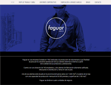 Tablet Screenshot of faguar.com.ar
